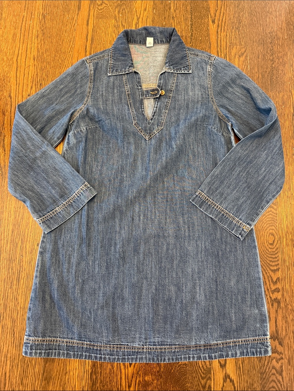 Denim Tunic Dress - Blue